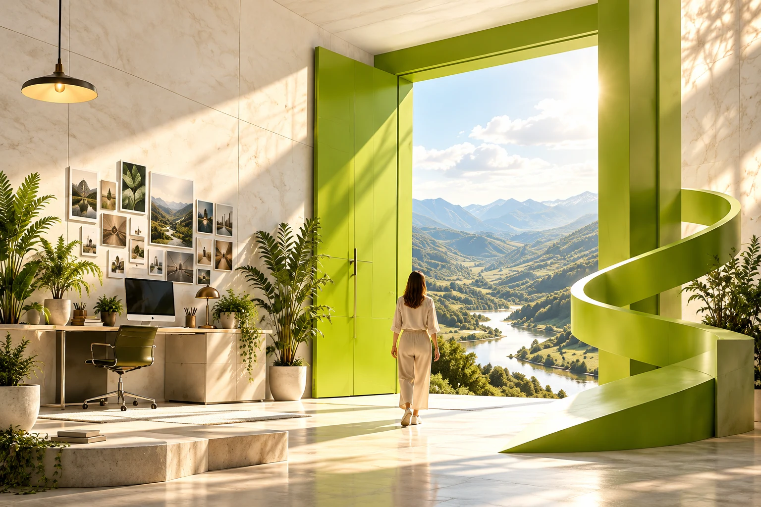 Conceptueel creatief sfeerbeeld voor Visionmakers